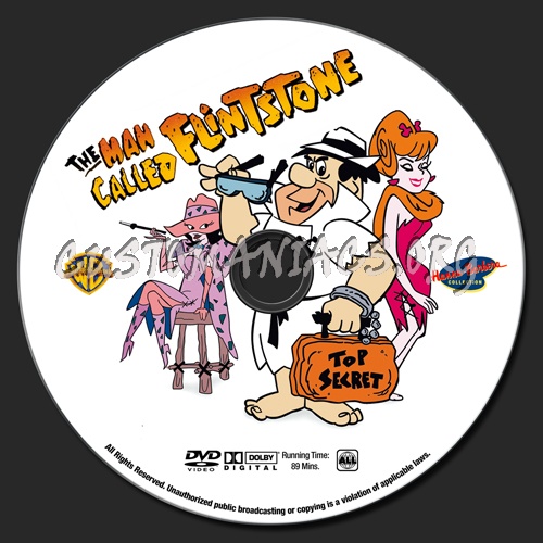 The Man Called Flintstone dvd label