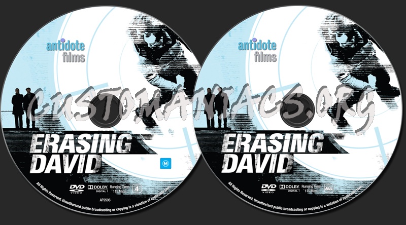 Erasing David dvd label