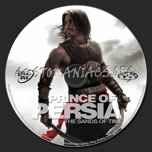 Prince of Persia - The Sands of Time dvd label