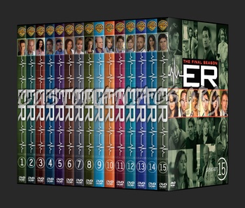 ER: Seasons 1-15 (3240x2175) dvd cover