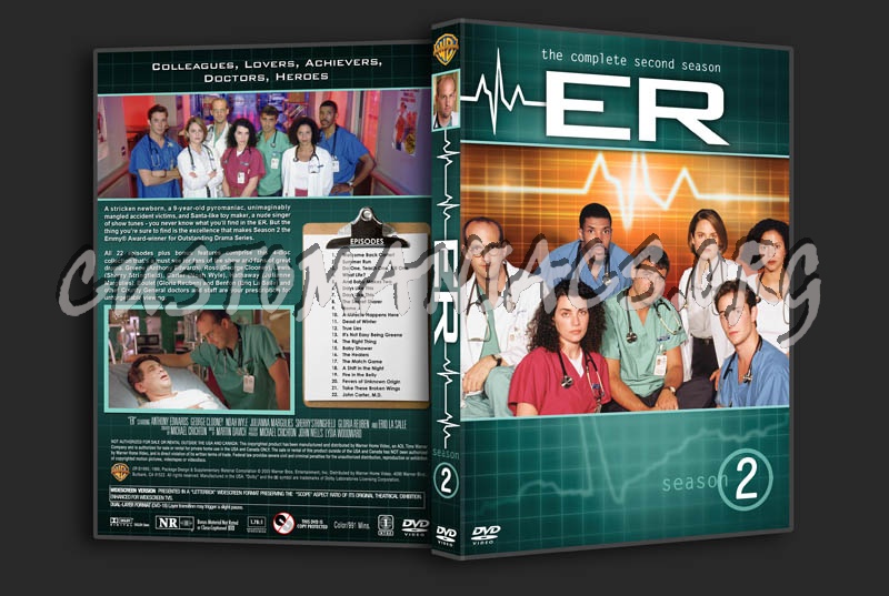 ER: Seasons 1-15 (3240x2175) dvd cover