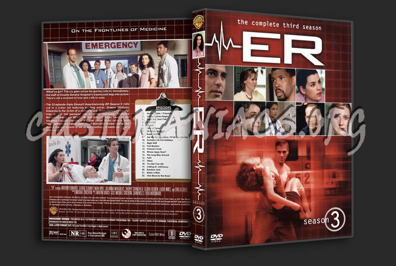 ER: Seasons 1-15 (3240x2175) dvd cover