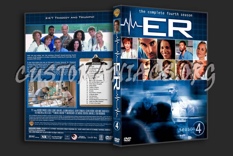 ER: Seasons 1-15 (3240x2175) dvd cover