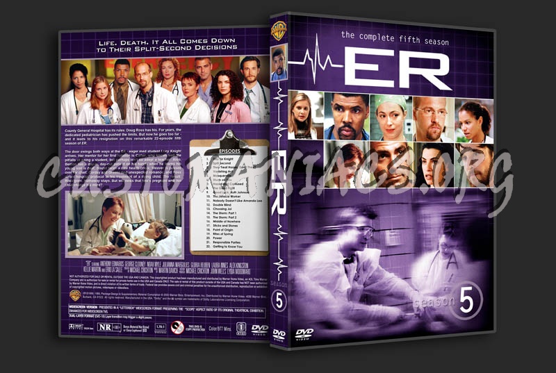 ER: Seasons 1-15 (3240x2175) dvd cover