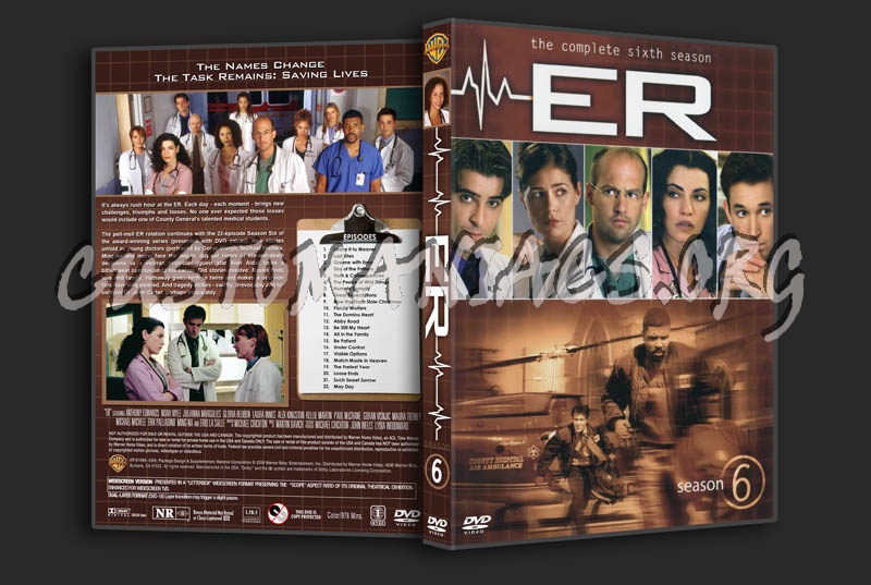 ER: Seasons 1-15 (3240x2175) dvd cover