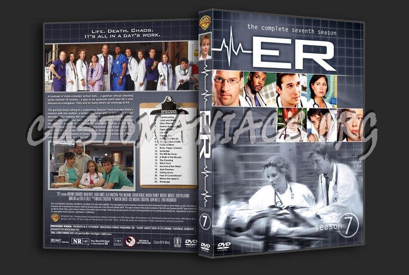 ER: Seasons 1-15 (3240x2175) dvd cover