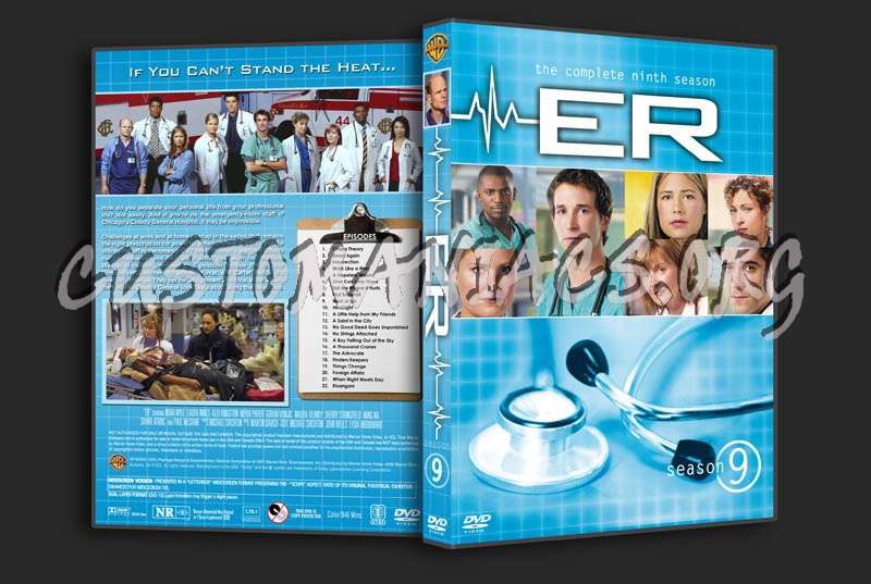 ER: Seasons 1-15 (3240x2175) dvd cover