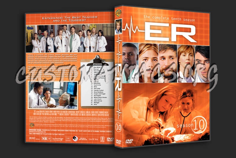 ER: Seasons 1-15 (3240x2175) dvd cover