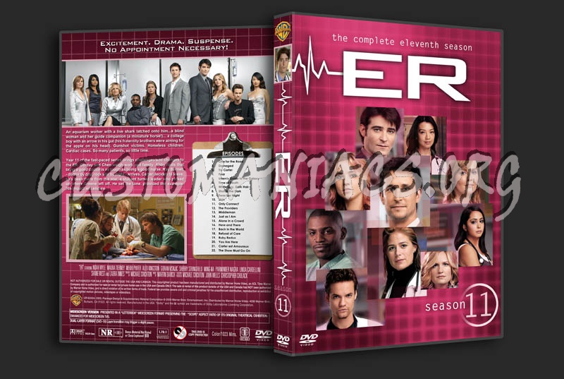 ER: Seasons 1-15 (3240x2175) dvd cover