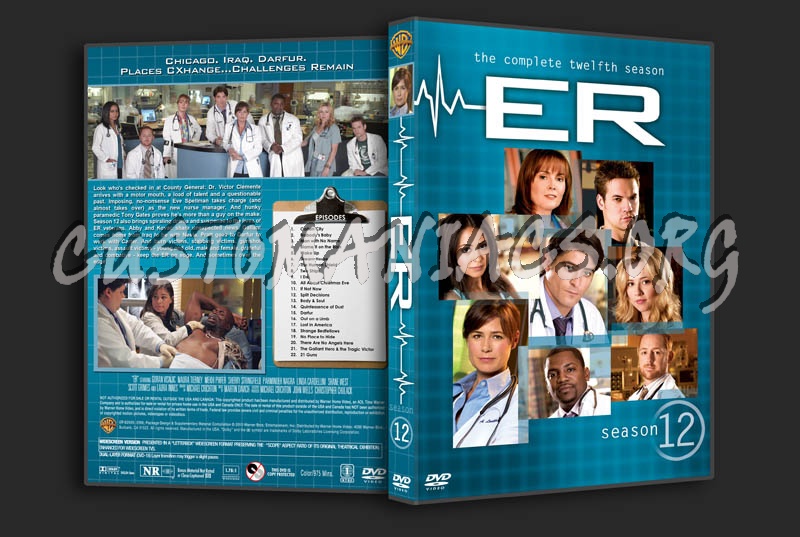 ER: Seasons 1-15 (3240x2175) dvd cover