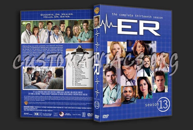 ER: Seasons 1-15 (3240x2175) dvd cover