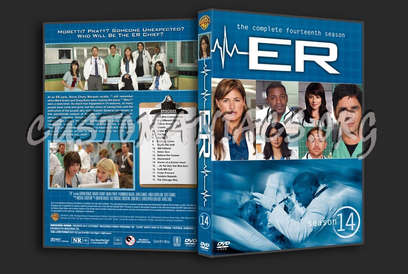 ER: Seasons 1-15 (3240x2175) dvd cover