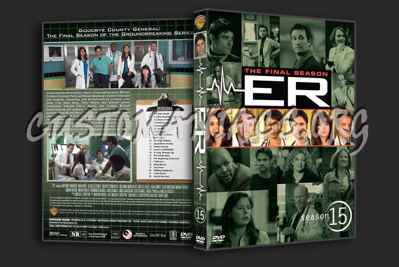 ER: Seasons 1-15 (3240x2175) dvd cover