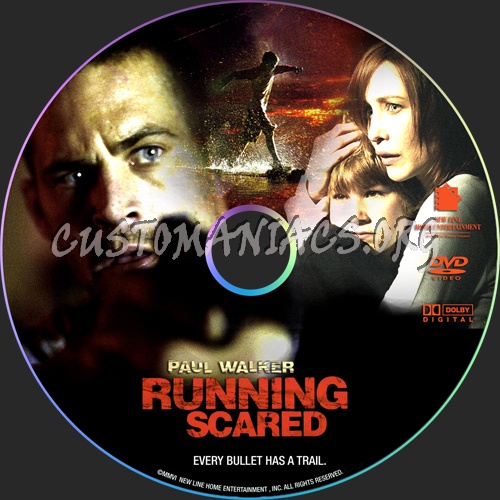 Running Scared dvd label