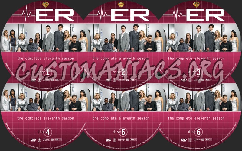 ER: Season 11 dvd label