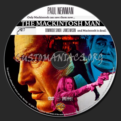 The MacKintosh Man dvd label