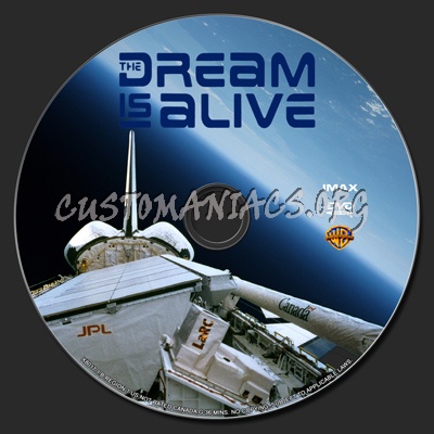 The Dream is Alive IMAX dvd label