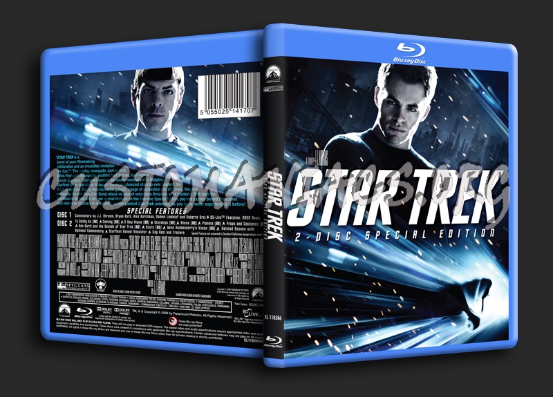 Star Trek blu-ray cover