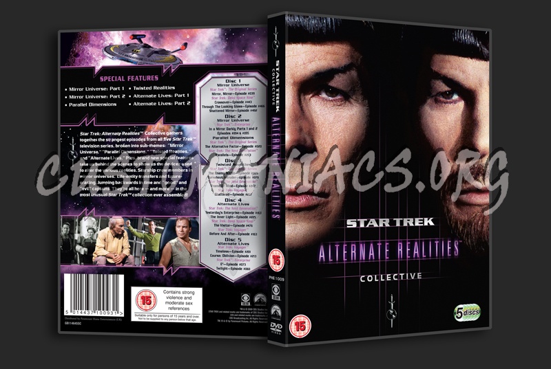 Star Trek Collective Alternative Realities dvd cover