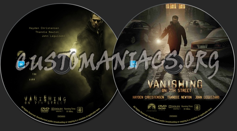 Vanishing on 7th Street dvd label