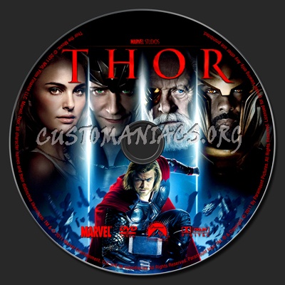 Thor dvd label