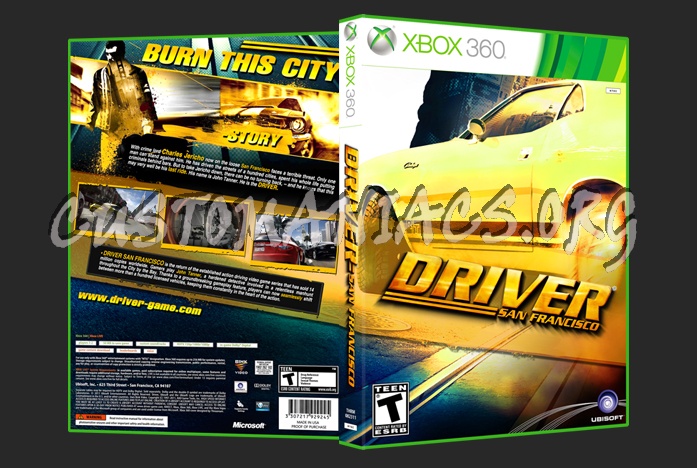 Driver: San Francisco dvd cover