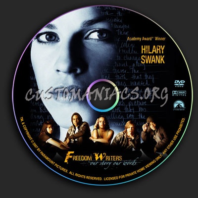 Freedom Writers dvd label