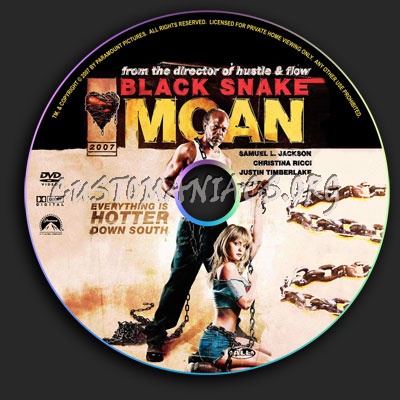 Black Snake Moan dvd label