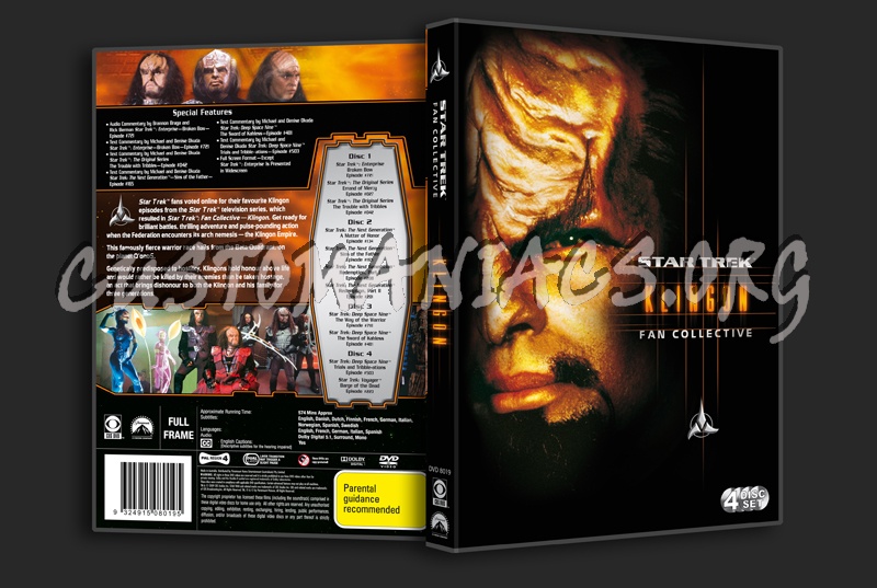 Star Trek Fan Collective Klingon dvd cover