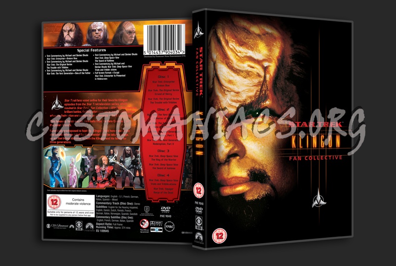 Star Trek Fan Collective Klingon dvd cover