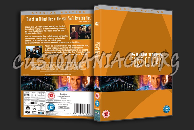 Star Trek VIII First Contact dvd cover