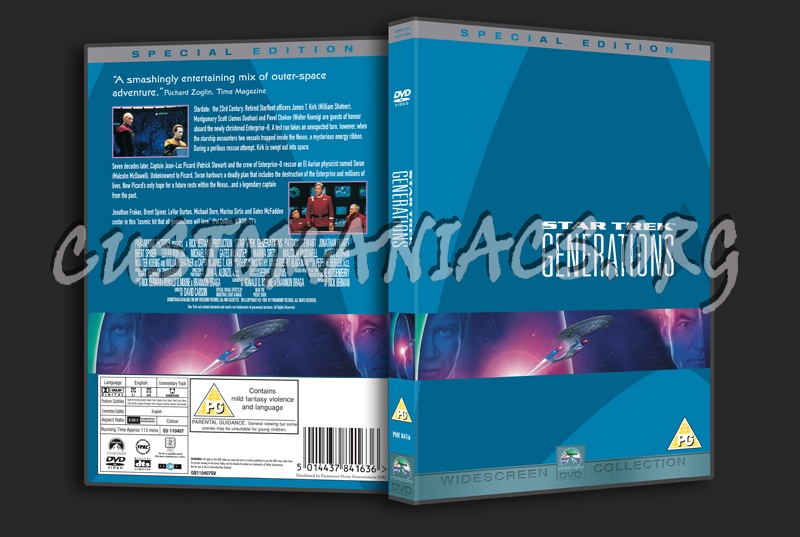 Star Trek VII Generations dvd cover