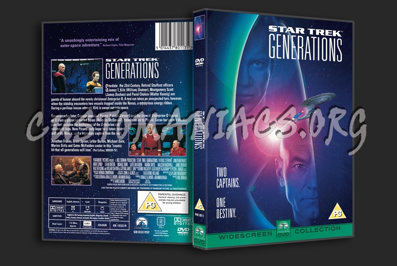 Star Trek VII Generations dvd cover