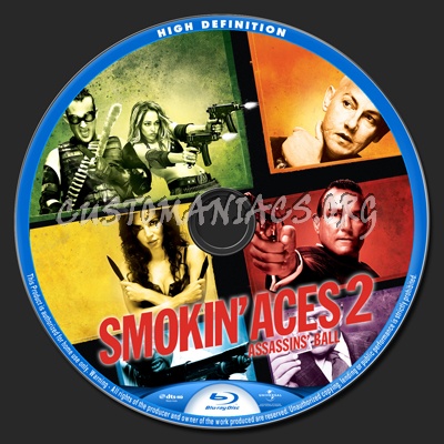 Smokin' Aces 2 Assassins Ball blu-ray label