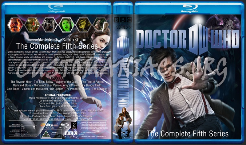 Doctor Who Complete Series 5 blu-ray cover