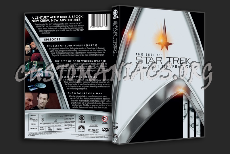 Star Trek The Best of The Next Generation dvd cover