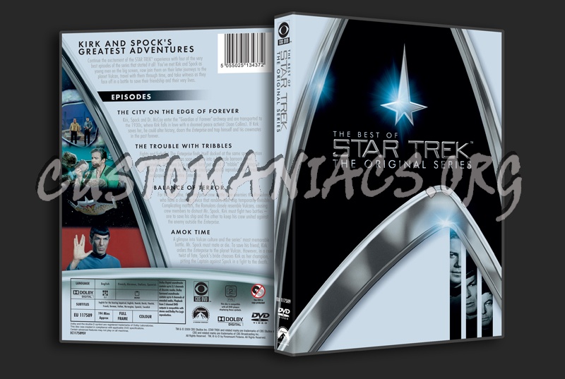 Star Trek The Best of the Original Series dvd cover