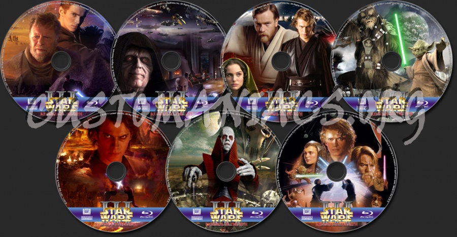 Star Wars - Revenge of the Sith blu-ray label