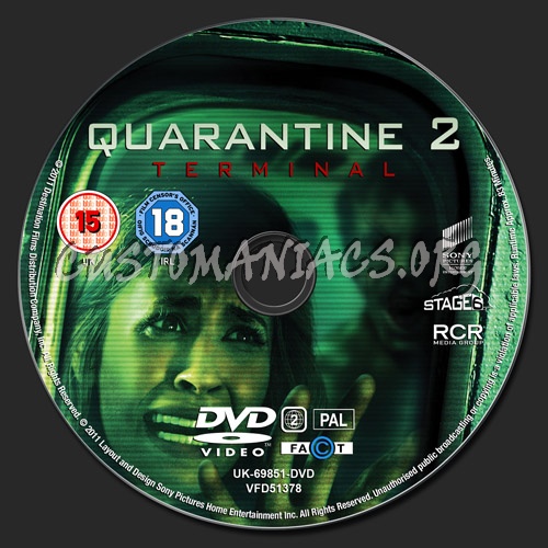 Quarantine 2 dvd label