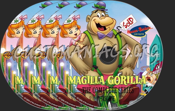 Magilla Gorilla Collection dvd label