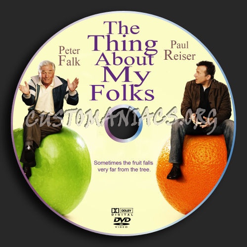 The Thing About My Folks dvd label