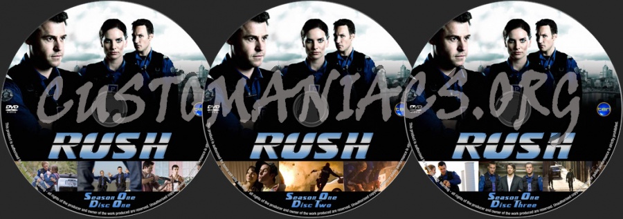 Rush Season 1 dvd label