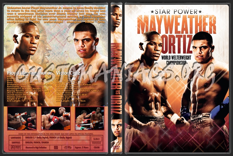 Mayweather vs Ortiz dvd cover