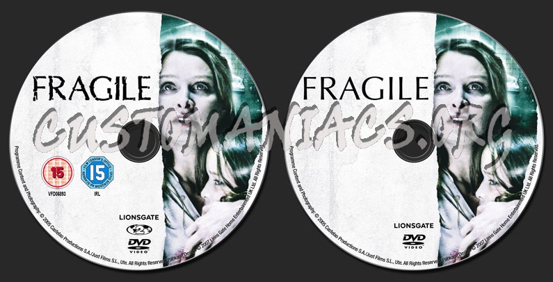 Fragile dvd label