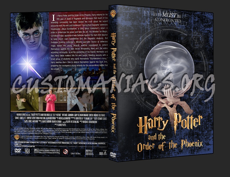 Harry Potter and the Order of the Phoenix dvd cover