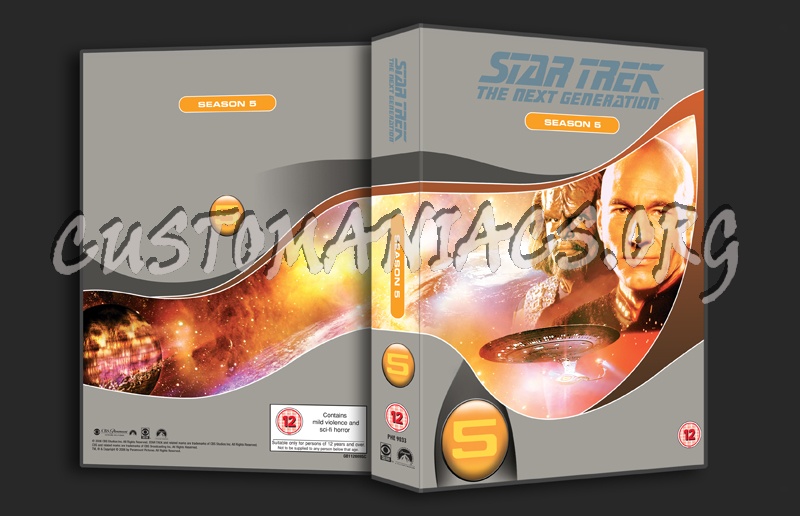 Star Trek The Next Generation Season 5 dvd cover