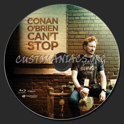 Conan O'Brien Can't Stop blu-ray label