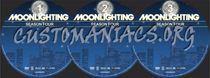 Moonlighting: Season 4 dvd label