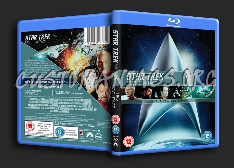 Star Trek VIII First Contact blu-ray cover