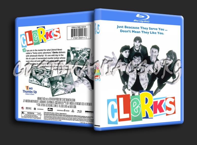 Clerks blu-ray cover